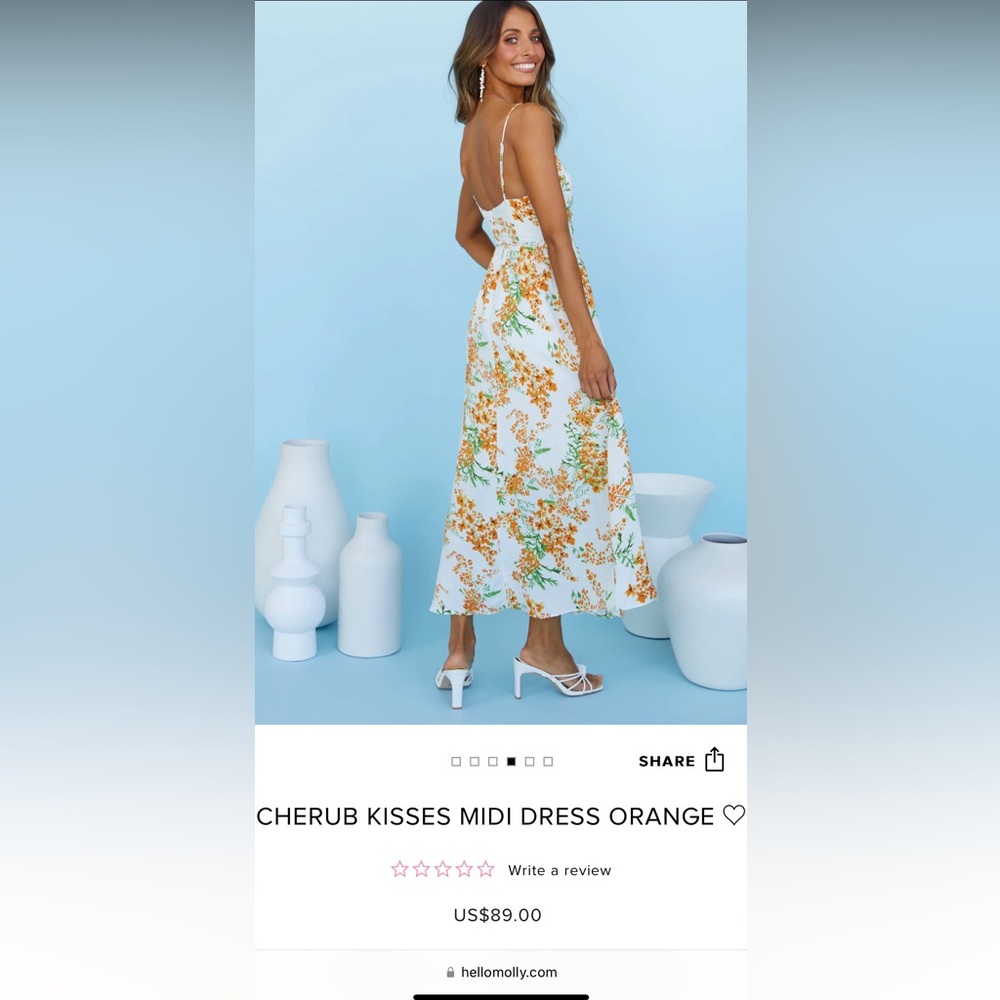 MIDI dress from Hello Molly, new with tags never worn, size small.